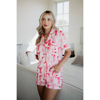 Light Pink Western Women's Pajamas