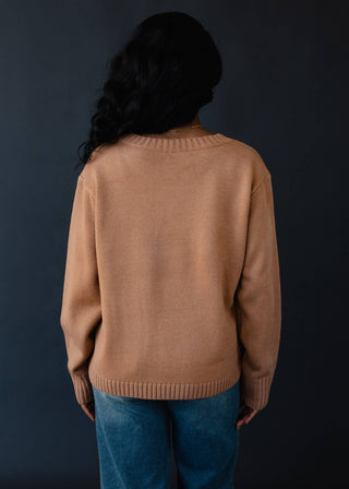 Brown Coffee Weather Sweater