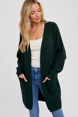 Batwing Sleeve Open Cardigan