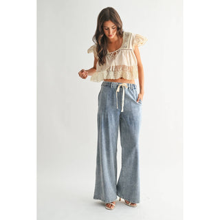 Lace Trim Blouse