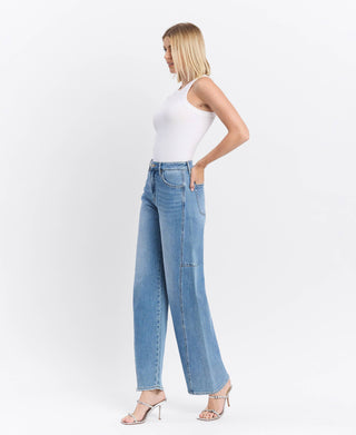 Super High Rise Barrel Jeans