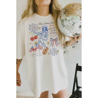 Miss USA Oversized Tee