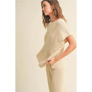 Lightweight Round Neck Knit Top