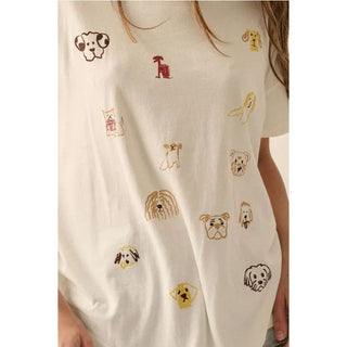 Doodle Dogs Vintage-Wash Tee