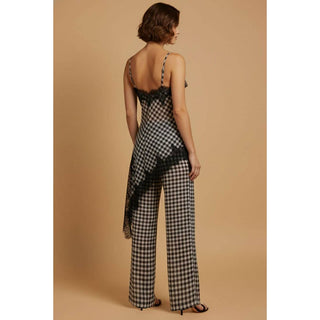Gingham Lace Trim Set