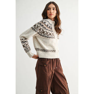 Nordic Wool Blend Cardigan