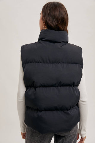 Zip Front Puffer Vest