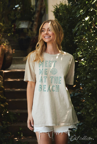Meet Me at the Beach Graphic Tee