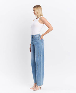 Super High Rise Barrel Jeans