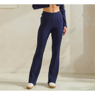 Button Front Sweater Top & Pants Set