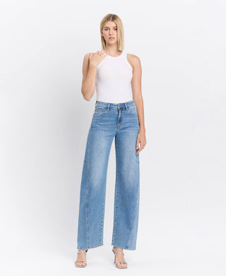 Super High Rise Barrel Jeans