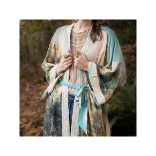 bamboo artfully printed duster kimono