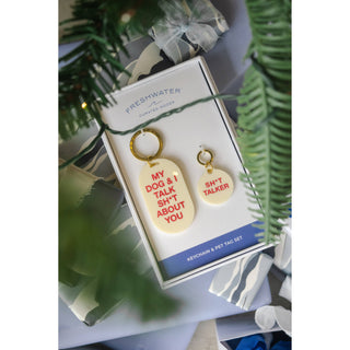 Sh*t Talker Keychain & Pet Tag Gift Set