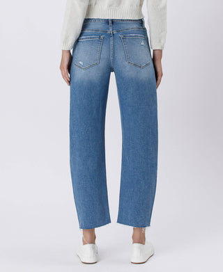 High Rise Mild Barrel Jeans