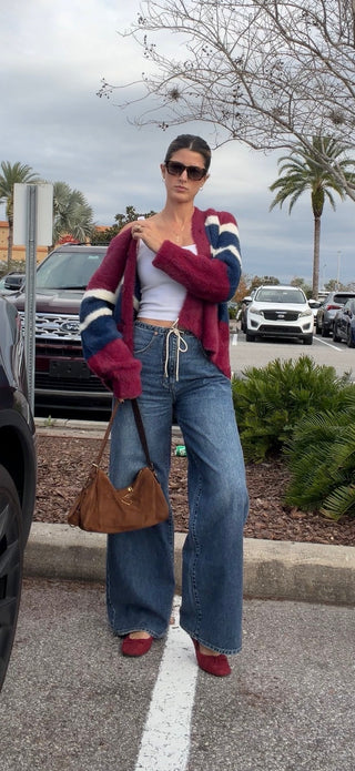 Madison Mid Rise Wide Leg