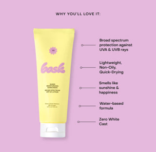 Bask Sheer Moisturizing Sunscreen SPF 50