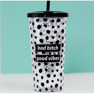 Sassy Tumblers With Straw