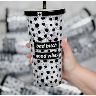 Sassy Tumblers With Straw