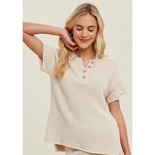 soft summer knit pants and shirt set relaxed elevated casual 