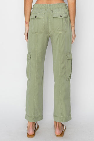 Tencel Relaxed Cargo Pants