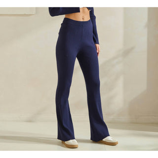 Button Front Sweater Top & Pants Set