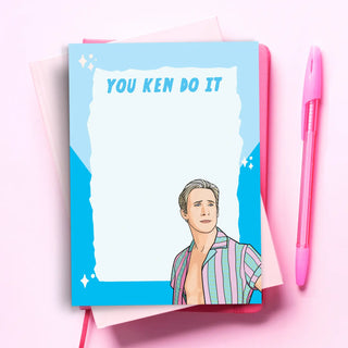 you ken do it funny notepad