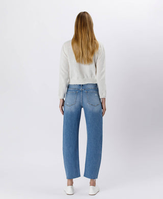 High Rise Mild Barrel Jeans