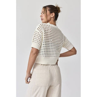 Alina Cropped Crochet Top