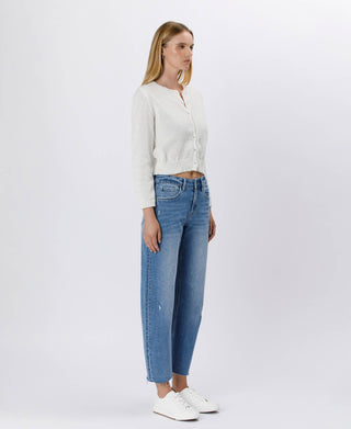 High Rise Mild Barrel Jeans