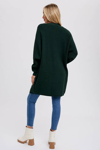 Batwing Sleeve Open Cardigan