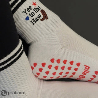 Yee To The Haw Grip Socks