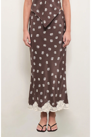 Alexi Skirt Brown Rose