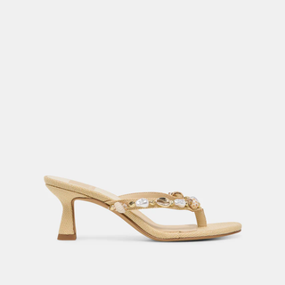 Daksie Heels Light Natural Raffia
