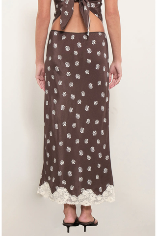 Alexi Skirt Brown Rose