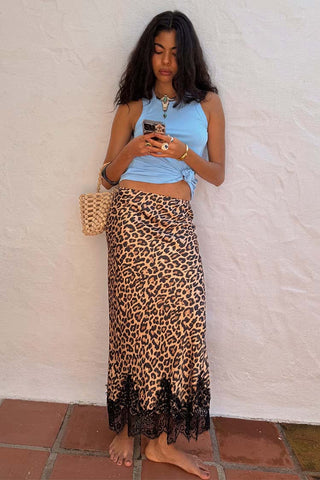 Leopard Lace Midi Maeva