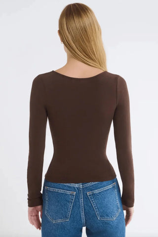 Be Mine Long Sleeve - Espresso